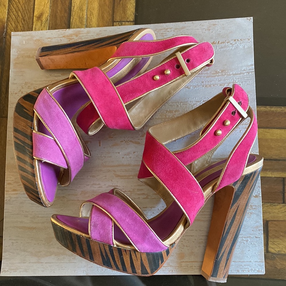 BCBGMaxAzria “Milan” Open Toe Shoes